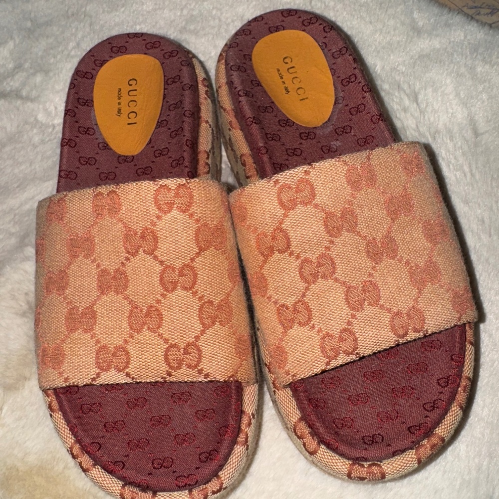 Gucci platform sandals